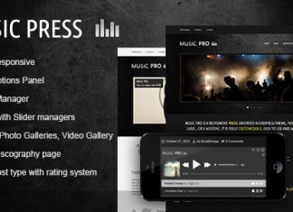 MusicPress Un theme audio intemporel