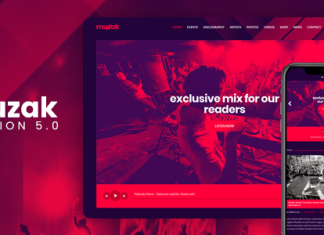 Muzak Theme WordPress musical