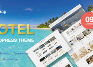 Naviguer Theme WordPress pour Hotel