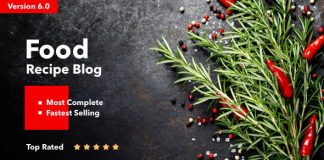 Neptune Theme pour blogueurs culinaires et chefs de recettes