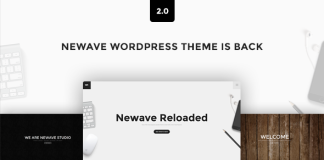 Newave WordPress Responsive One Page Parallax