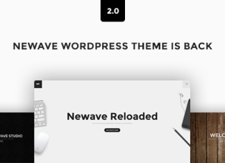 Newave WordPress Responsive One Page Parallax