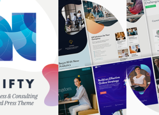Nifty Theme WordPress de consultation en affaires