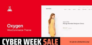Oxygene theme WordPress WooCommerce