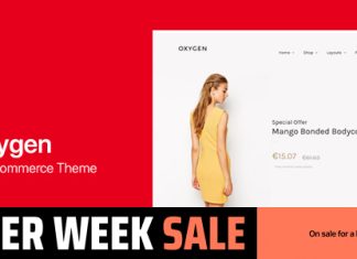 Oxygene theme WordPress WooCommerce