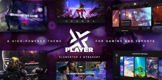 PlayerX Theme Gaming et eSports