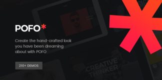 Pofo Theme WordPress Portfolio creatif et Blog