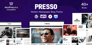 Presse Theme moderne de magazine journal viral