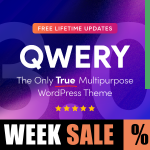 Qwery Theme WordPress et WooCommerce polyvalent pour les entreprises