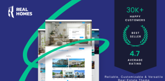 RH Theme WordPress de vente et de location immobiliere