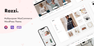 Razzi Theme WordPress WooCommerce polyvalent