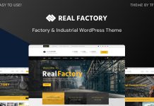 Real Factory – Construction WordPress Real Factory Construction WordPress
