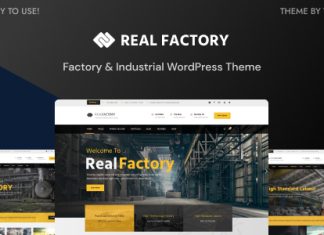 Real Factory Construction WordPress