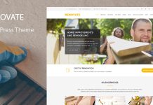 Rénover – Thème WordPress de Construction Renover Theme WordPress de Construction