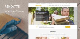 Renover Theme WordPress de Construction