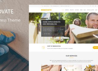 Renover Theme WordPress de Construction