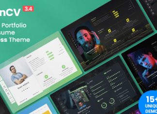 RyanCV Theme de curriculum vitae de portfolio personnel