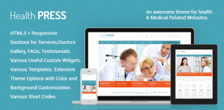 SantePresse Theme WordPress Medical