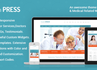 SantePresse Theme WordPress Medical