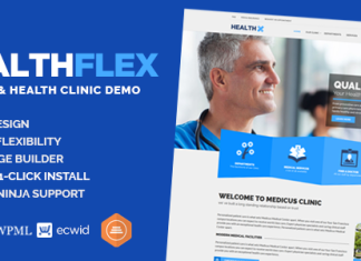 Santeflex theme WordPress pour clinique medicale et sante