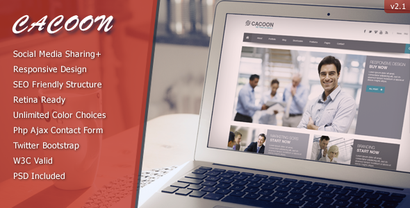 Cacoon - Thème WordPress responsive pour les entreprises