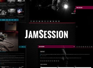 Seance de Jam Theme WordPress de musique