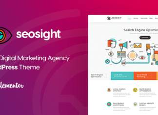 Seosight Theme WordPress pour agence de marketing numerique