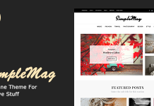 SimpleMag Theme de magazine pour des choses creatives