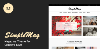 SimpleMag Theme de magazine pour des choses creatives
