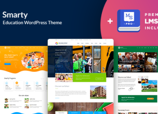 Smarty theme WordPress pour la maternelle et lecole