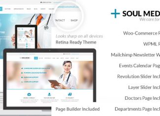 SoulMedic Theme WordPress pour hopital et medecin