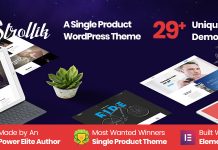 Strollik Theme WordPress WooCommerce pour un seul produit