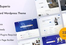 Superio Theme WordPress pour tableau des emplois