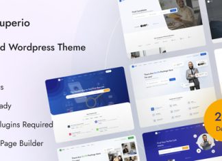 Superio Theme WordPress pour tableau des emplois