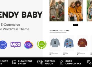 Tendance Bebe Theme WordPress pour magasin denfants et de