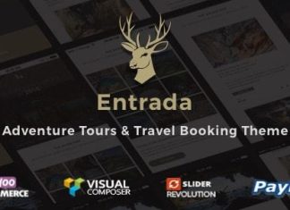 Theme WordPress Entrada Tour Travel Booking