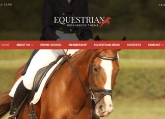 Theme WordPress Equestre Chevaux et Ecuries