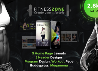 Theme WordPress Fitness Zone