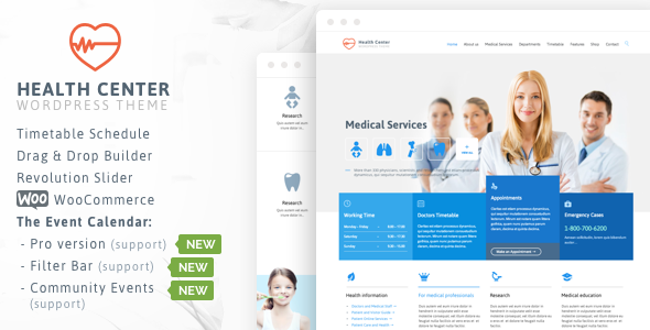 Theme WordPress Healthcare Medical