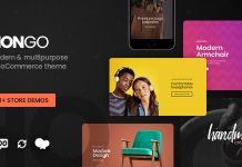 Theme WordPress Hongo Moderne et Polyvalent pour WooCommerce