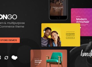 Theme WordPress Hongo Moderne et Polyvalent pour WooCommerce
