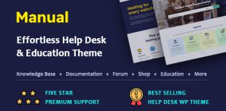 Theme WordPress Manuel Documentation Base de connaissances et Education