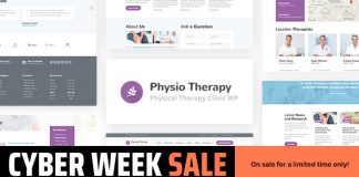 Theme WordPress Physio Kinesitherapie et Clinique Medicale