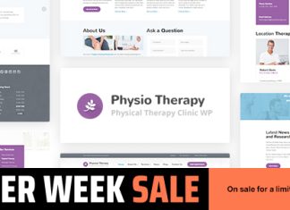 Theme WordPress Physio Kinesitherapie et Clinique Medicale