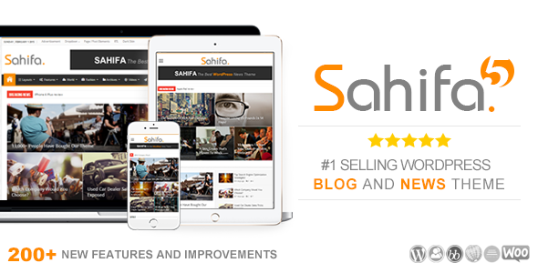 Theme WordPress Sahifa Responsive pour les actualites magazines