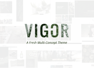 Theme WordPress Vigor Vintage