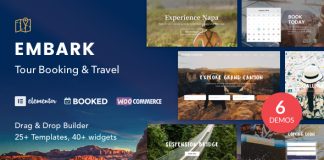 Theme WordPress de reservation de circuits touristiques et de voyages