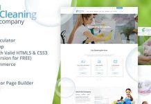 Theme WordPress de services de nettoyage RTL