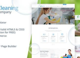 Theme WordPress de services de nettoyage RTL