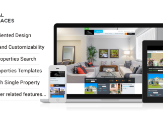 Theme WordPress de vente et location immobiliere RP Real
